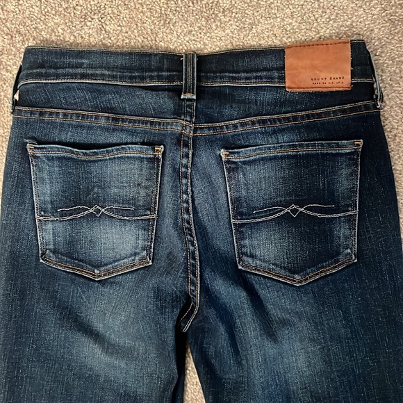 Lucky Brand low rise White Oak Cone Denim skinny jeans size 0/25 regular 💙 - Picture 7 of 16